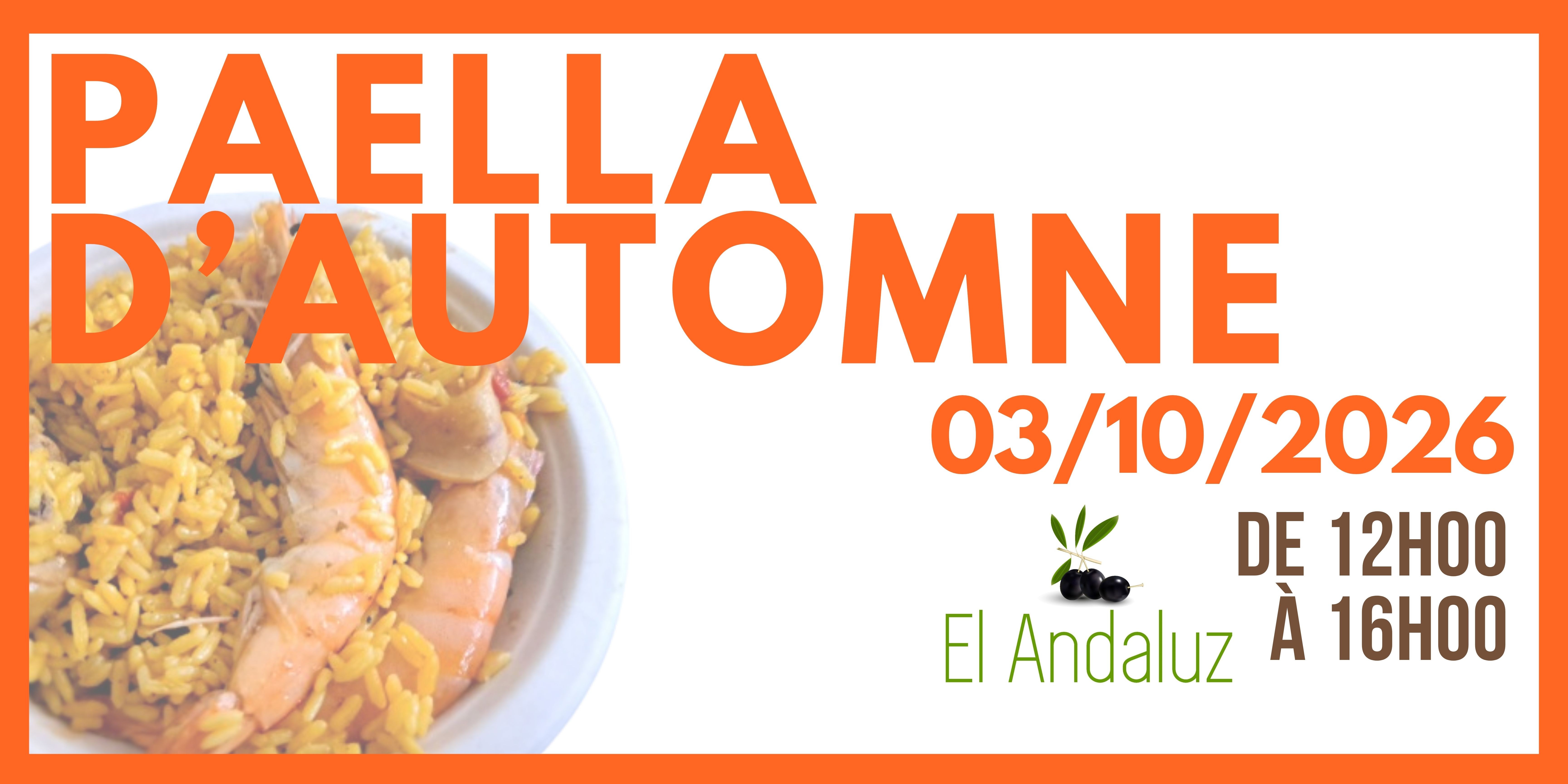 Paella d'automne 2026